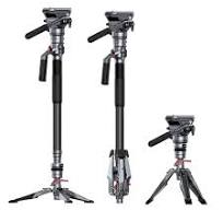 Amazon.com : SmallRig 175cm / 68.9" Carbon Fiber Video Monopod for Camera,  Compact Camera Monopod with One-Button Lift & Lock, Max. 5kg Playload Fluid  ...