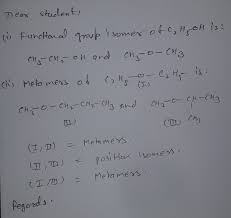 Hbr requires refluxing with a sulfuric acid catalyst. Draw The Functional Group Isomer Of C2h5oh And Metamer Of C2h5oc2h5 Chemistry Hydrocarbons 13481047 Meritnation Com