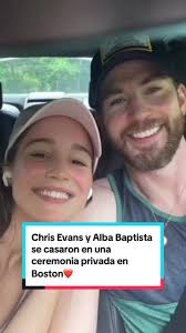 Chris Evans Alba Baptista at Home Wedding