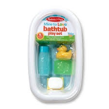 Melissa Doug Mine To Love Bathtub Play Set White In 2020 Playset Baby Dolls Melissa And Doug
