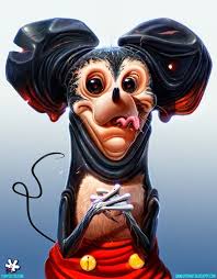 Popular Cartoon Characters Reimagined As Nightmarish Monsters Designtaxi Com Evil Cartoon Characters Favorite Cartoon Character Realistic Cartoons