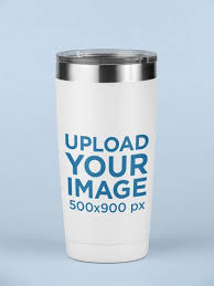 Download Placeit Mockup Of A Travel Mug On A Surface