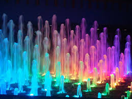 All The Pretty Colors Rainbow Light Water Fountain Fountain Lights