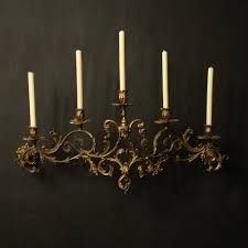 Next day delivery & free returns available. French Gilded Bronze Antique Candle Wall Sconce 706577 Sellingantiques Co Uk