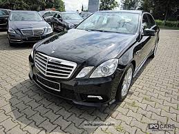 2011 Mercedes Benz E 220 Cdi Avantgarde Amg Styling Auto Car Photo And Specs