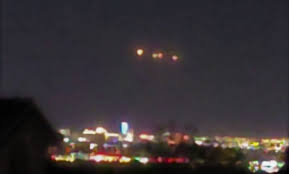 Mysterious lights' over Las Vegas