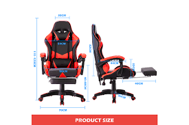 Buy black ergonomically designed knee chair at walmart.com. Dick Smith Advwin 135 Gaming Chair Racing Style Ergonomic Design With Footrest Reclining Executive Computer Office Chair Relieve Fatigue Red Home Garden Furniture Office Furniture Office Chairs