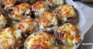 Apres Les Champignons Au Boursin Et Les Champignons Farcis Au Jambon Blanc Et Au Comte Voici Les Champignons Champignons Farcis Recettes De Cuisine Cuisine