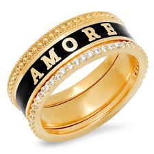 Tai Gold Plated And Brass Amore Ring Ring Jewellery Design Tai Jewelry Rings