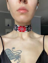 Buy Beaded Ukrainian Necklace With Traditional Design, Authentic  Traditional Ukrainian Jewelry Choker, Gerdan Bead Jewelry With Ukrainian  Symbol Online in India