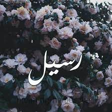 رسيل شكل 11 صوره ورود فل وياسمين للإسم بخط رقعة كتابة على الورد 2021