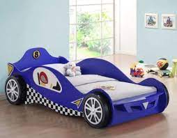 It features european license plates and high side panels that can function as bed railing. 45 Cool Kids Car Beds Shelterness Kids Car Bed Car Bed Kids Bedroom Furniture