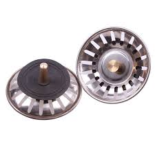 This kitchen sink replacement basket is made of highly durable stainless steel and has a rubber stopper with a fixed post, to close the drain. Kitchen Practical Stainless Steel Sink Strainer Waste Disposer Plug Drain Stopper Filter 23443 Stopper Aliexpress