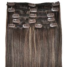 Hair material： 100% remy human hair: 4 18 Balayage Bronde Extra Thick Hair Extensions Clip In Hair