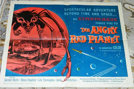 The flush mount price includes the poster price, flush mounting service, and hanging kit. Angry Red Planet Original Half Sheet 22 X 28 Movie Poster 1960 Folded Ebay