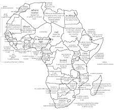 Vector map of africa continent colored by regions. Pin On Africa