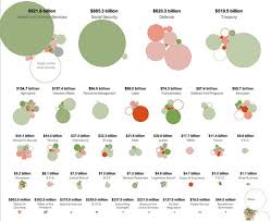 Interactive Graphic With Svg Bubble Chart Budgeting Data