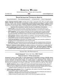 Senior It Auditor Compliance Sample Resume Resume Writer Boulder Denver Los Angeles Chicago Sample Resume Resume Writer Resume