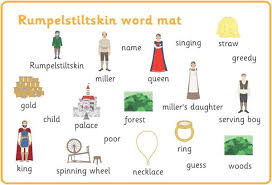Rumpelstiltskin fairy tale things at the virtual vine. Rumpelstiltskin Word And Image Mats Free Eyfs Ks1 Resources For Teachers Rumpelstiltskin Traditional Tales Reading Themes