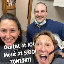 Just getting my teeth cleaned so I can have more red wine! Thanks to Dr.  Dermody's office! See you at 5!