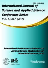 Maybe you would like to learn more about one of these? International Journal Of Science And Applied Science Conference Series