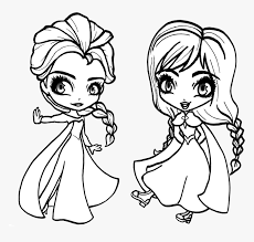 If you are a fan of the first frozen movie, it's time to see queen elsa. Baby Elsa And Anna Coloring Pages Hd Png Download Kindpng