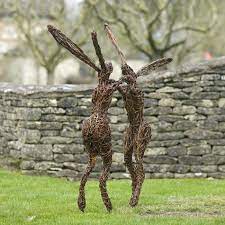 Get garden decor animals at target™ today. Dancing Hares Willow Sculptures Highgrove Shop Gardens