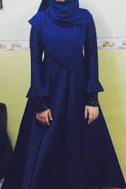 Hijab Dress Eid Dress Royal Blue Dress Long Sleeve Dress Islamic Dress Islamic Outfit Islamic Dress Long Sleeve Dress Royal Blue Dresses