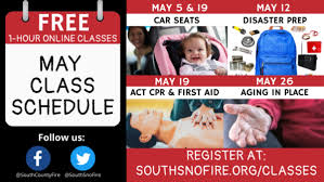 Just type into google cpr classes near me. South County Fire Offering Free Online Safety Classes In May My Edmonds News