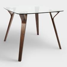 Maybe you would like to learn more about one of these? Glass And Wood Mid Century Joel Dining Table By World Market Glass Dining Table Rustic Dining Room Table Dining Table