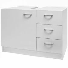 Mobile bagno bianco la colonna allargando lapposito piano stratificato sorretto da bagno sottolavabo mobiletto sotto lavandino i migliori prodotti di mobiletti per bagno gambe i migliori prezzi. Mobile Da Bagno Sotto Lavabo Con Cassetti Lavello Armadietto Altezza 54cm