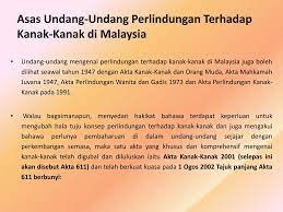 Akta kumpulan wang simpanan pekerja 1991. Akta Perlindungan Kanak Kanak 1991 Pindaan 2001