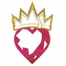 Evie Heart And Crown Logo Disney Decendants Disney Descendants Movie Disney Descendants Party