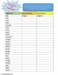 Comparative Superlative Adjectives Language English Grade Level 5th School Subject English Language Main Superlative Adjectives Adjectives Superlatives