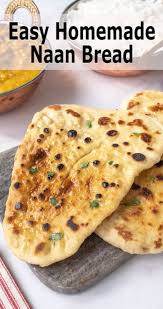 Easy Homemade Naan Bread Recipe In 2020 Homemade Naan Bread Naan Bread Recipe Easy Recipes With Naan Bread