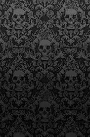Black Skull Damask Wallpaper Gothic Wallpaper Skull Wallpaper Iphone Skull Wallpaper We hope you enjoy our growing collection of hd images to use as a background or home screen for your smartphone or computer. pinterest