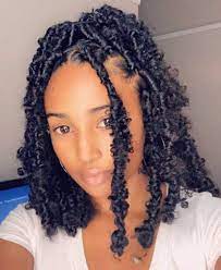 This action should grab some of the desired hair and pull it towards the centre of the butterfly locs end. Amazon Com Elighty Crochet Butterfly Locs Distressed Faux Locs Pre Twisted Braids Crochet Braids Pre Looped Fluffy Bob Natural Messy Synthetic Crochet Braiding Hair 12 Inch Pack Of 6 1b Beauty
