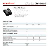 Panel Mount AC Output DSD Series