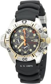 Citizen Eco Drive Professional Diver Black Rubber Strap Watch Amazon Com Citizen Men S Bj2004 08e Eco Drive Aqualand Two Tone Black Rubber Strap Dive Watch Citizen Dive Watches Best Watches For Men Chronograph Watch Men