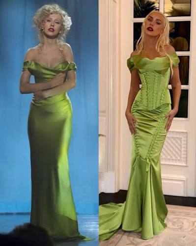 Burlesque (2010) // Reimagined (2025) @xtina ✨ the past is the present… 💫  #christinaaguilera #xtina