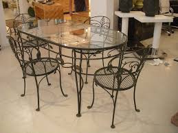 Wrought Iron Kitchen Table Ideas Wrought Iron Dining Table Glass Top Dining Table Top Kitchen Table