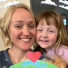 Homemade cake for daughter