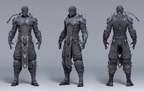 Future Ninja 3d Model Google Search Armor Concept Ninja Armor Character Design