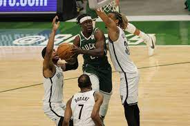 The bucks ran away from the banged up nets to take game 4 and even the series. Gm1yb2ijrpyfpm