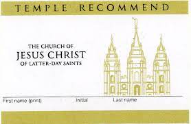 Check spelling or type a new query. Clear As Mud Part 1 The New Mormon Temple Recommend Interview
