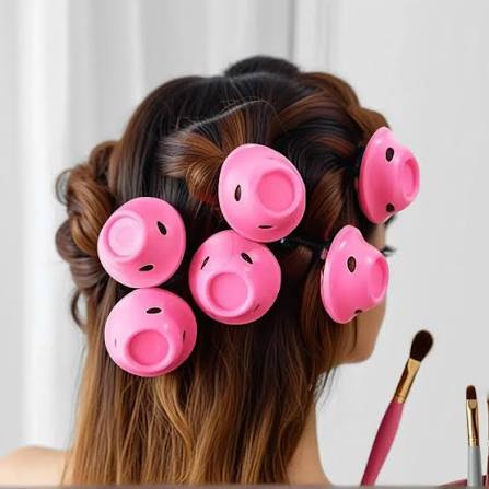 Rizadores de silicona sin calor juego de 10 – Suaves, reutilizables, sin calor para rizos naturales sin dañar el cabello