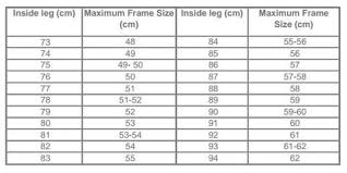 how to pick bicycle size fixed gear bikes