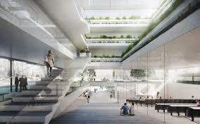 2 Rang Neubau Turkenwirt Gebaude Boku Wien Competitionline Architecture Office Architecture Foyer