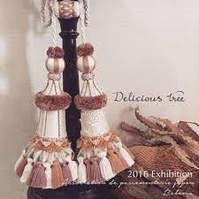 apjタッセル作品展 無事終了しました の画像 rebecca tokyo tassel making 東京 練馬区タッセル教室 apj パスマントリージャポン協会 認定校 タッセル 手芸 巻き玉