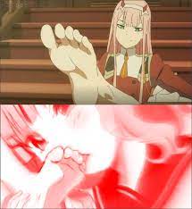 lick Zero Two feet : r/Animemes